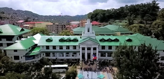 Baguio City Hall Aerial View